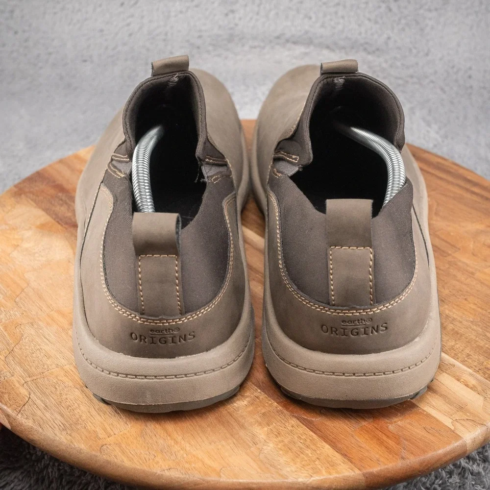 EARTH ORIGINS Danvers Slip-On Sneaker in Stone‎ Men's Shoes Size 13